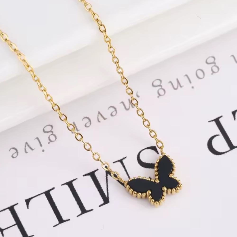 Gold Filled Butterfly Necklace